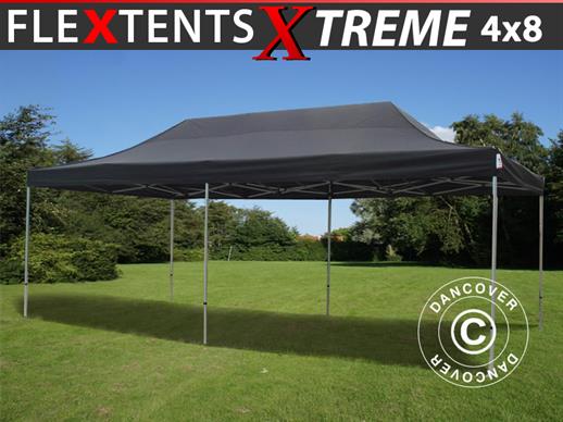 Quick-up telt FleXtents Xtreme 50 4x8m Svart