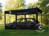 Folding garage FleX Carcover, 2.6x4.33 m, Black