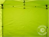 Tente pliante FleXtents PRO 3x3m Néon jaune/vert, avec 4 cotés
