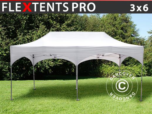 Tente pliante FleXtents PRO "Arched" 3x6m Blanc