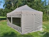 Tenda Dobrável FleXtents PRO "Morocco" 3x6m Latte, inclui 6 paredes laterais