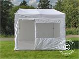 Tenda Dobrável FleXtents PRO Trapezo 3x3m Branco, incl. 4 paredes laterais