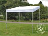 Gazebo pieghevole FleXtents PRO Trapezo 3x3m Bianco, inclusi 4 fianchi