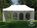 Tente pliante FleXtents Xtreme 50 Vintage Style 3x6m Blanc, avec 6 cotés