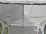 Tente Pliante FleXtents PRO Vintage Style 4x6m Blanc, avec 8 cotés