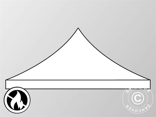 Copertura del tetto per il Gazebo pieghevole FleXtents 4x4m, Bianco, Ignifugo