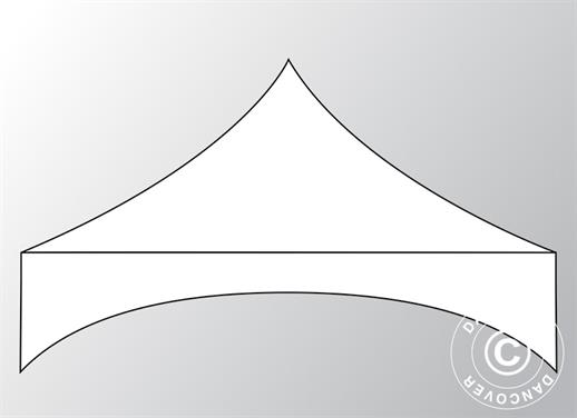 Roof cover for Pop up gazebo FleXtents PRO "Arched" 3x6 m, White