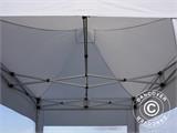 Vouwtent/Easy up tent FleXtents PRO 3x3m Wit, inkl. 4 zijwanden
