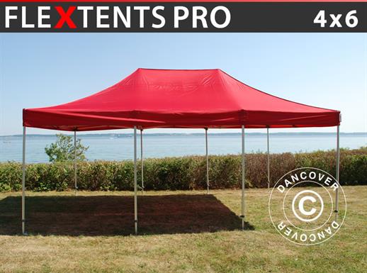 Vouwtent/Easy up tent FleXtents PRO 4x6m Rood