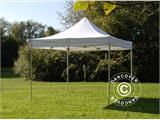 Vouwtent/Easy up tent FleXtents Steel 4x4m Wit