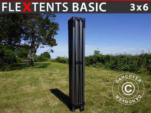 Stålramme til quick-up teltet FleXtents Basic v.2 og v.3 3x6m, 32mm