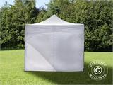 Tente pliante FleXtents PRO Steel "Arched" 3x3m Blanc, avec 4 cotés
