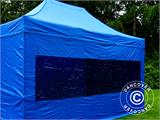 Brzo sklopivi paviljon FleXtents PRO Steel 3x4,5m, Plava, uključ. 4 bočne stranice