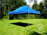Brzo sklopivi paviljon FleXtents PRO Steel 3x4,5m, Plava, uključ. 4 bočne stranice