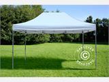 Brzo sklopivi paviljon FleXtents PRO Steel 3x4,5m, Bijela, uključ. 4 bočne stranice