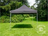 Vouwtent FleXtents PRO Steel 3x4,5m, Zwart