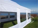 Tente Pliante FleXtents Steel+ 4x6m Blanc, avec 8 cotés