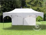 Tente pliante FleXtents PRO Steel "Arched" 3x6m Blanc, avec 6 cotés