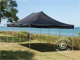 Carpa plegable FleXtents PRO Steel 4x6m Negro, Incl. 8 lados