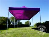 Tente Pliante FleXtents PRO 3x6m Violet, avec 6 cotés