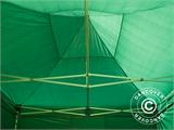 Pop up gazebo FleXtents PRO 4x4 m Green, incl. 4 sidewalls