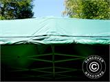 Vouwtent/Easy up tent FleXtents PRO 4x6m Groen, inkl. 8 Zijwanden