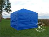 Tente Pliante FleXtents Light 2,5x2,5m Bleu, avec 4 cotés. RESTE SEULEMENT 1 PC