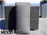 Cushion Covers for end corner section for Modularo, Black ONLY 2 SETS LEFT