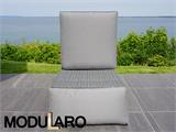Cushion Covers for armless sofa for Modularo, Grey ONLY 1 SET LEFT