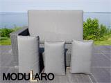 Cushion Covers for right/left arm sofa for Modularo, Grey