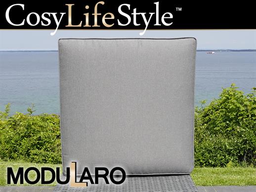 Cushion Cover for square footstool for Modularo, Grey ONLY 1 SET LEFT