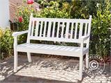 Garden Bench Hohenzollern, 2-Seater, 115 cm, White