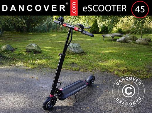 Scooter elétrica de 500W/48V, alcance 45 km, Preta/Vermelha