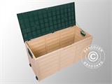 Garden Storage Box, 114x52x56 cm, Green/Beige
