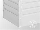 Garden storage box 400L, 0.62x1.32x0.62 m ProShed®, White