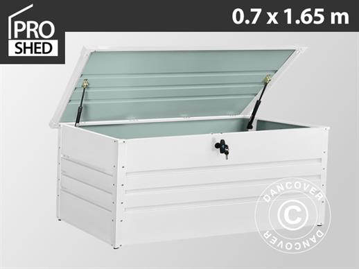 Garden Storage Box 600L, 0.7x1.65x0.62 m ProShed®, White