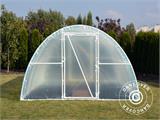 Polytunnel Greenhouse 140, 3x4.8x1.9 m, 14.4 m², Transparent