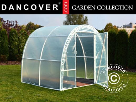 Polytunnel Greenhouse 140, 2.2x2x1.9 m, 4.4 m², Transparent 