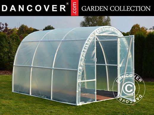 Polytunnel Greenhouse 130, 2.2x3x1.9 m, 6.6 m², Transparent