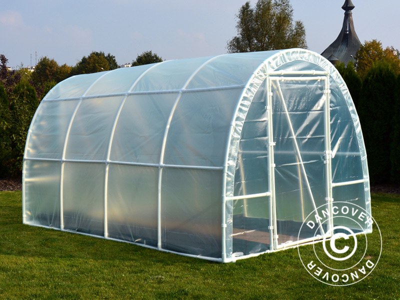Polytunnel Greenhouse 140, 2.2x5x1.9 m, 11 m², Transparent