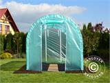 Polytunnel Greenhouse 140, 2x4x2 m, 8 m², Transparent