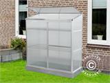 Lean-to Greenhouse Polycarbonate 0.58x1.3x1.4 m, 0.75 m², Aluminium
