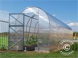 Greenhouse Polycarbonate, Duo 4 m², 2x2 m, Silver