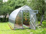 Greenhouse Polycarbonate, Arrow 18 m², 3x6 m, Silver