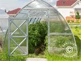 Greenhouse Polycarbonate, Arrow 18 m², 3x6 m, Silver