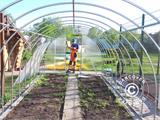Greenhouse polycarbonate TITAN Arch 90, 24 m², 3x8 m, Silver