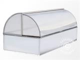 Minidrivhus kaldbenk LOTOS 1,87m², 0,89x2,10x0,80m, Sølv