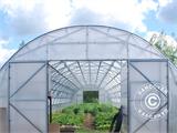 Commercial greenhouse 6 mm polycarbonate TITAN Arch 196, 31.5 m², 7.5x4.2 m, Silver