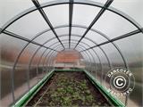 Greenhouse polycarbonate TITAN Arch 130, 12 m², 3x4 m, Silver