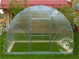 Greenhouse polycarbonate TITAN Arch 130, 18 m², 3x6 m, Silver